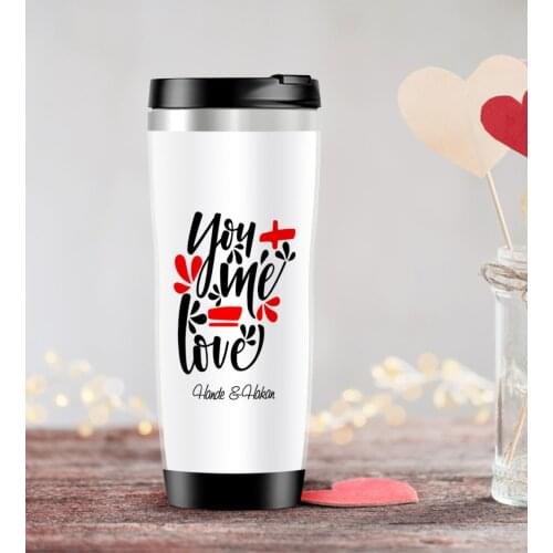 Personalized Valentine 'S Day Themed Steel Thermos Cup-79