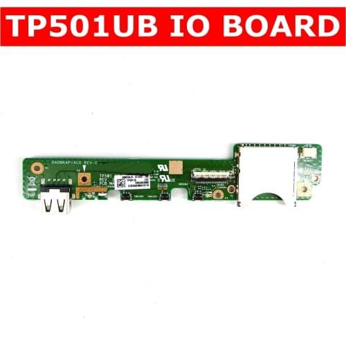 TP501UB IO BOARD For ASUS VivoBook Flip TP501 TP501UB TP501UA Laptop motherboard mainboard USB Power Button Board 60NB0AJ0