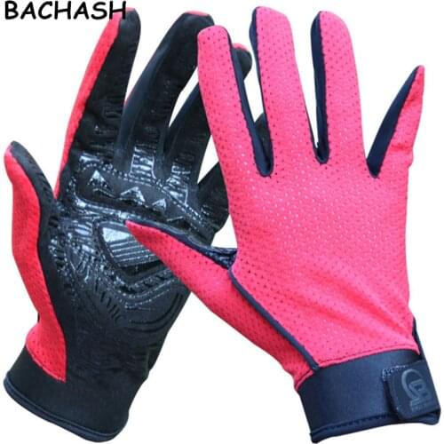BACHASH Professional Solid Crossfit Men Fashion Gloves Women And Men Skid Mesh Mountain Mittens Luvas Academia S-XL 2018