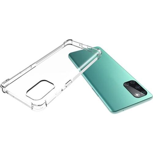 Anti-knock Case for OnePlus 8T Clear Transparent Cover OnePlus8T Soft TPU Shockproof Protective Shell