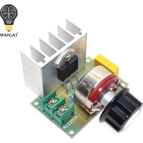 Hot Voltage Regulator Voltage Speed Controller AC 220V 4000W SCR Dimmer