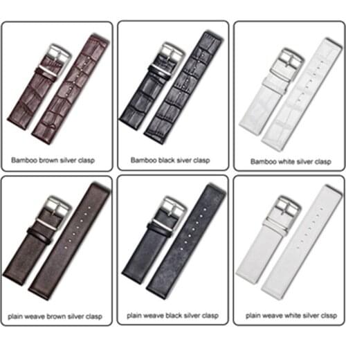Genuine Leather Watchband 14/16/18/20/22mm +Tool For DZ7313/7322/7257 Watch Band Wrist Strap Steel Buckle Bracelet Black Brown