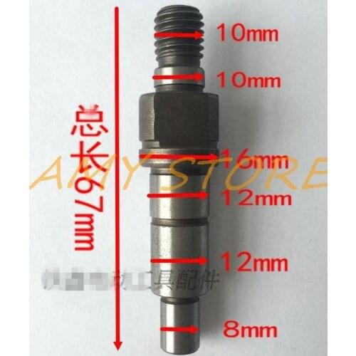 10mm Male Thread Dia Replacement Axle Shaft Angle Grinder Spare Fittings for Bosch 6-100