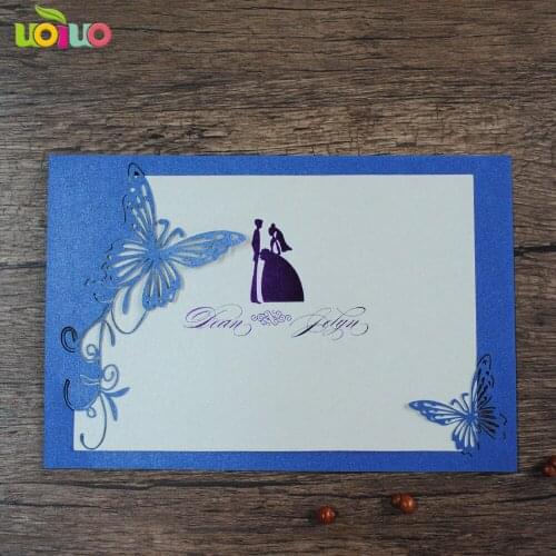 20pc Elegant design royal wedding invitation card for europe