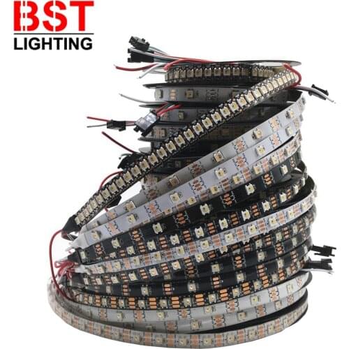 DC5V SK6812 RGBW (Similar WS2812B) 4 In 1 Individual Addressable IC 30/60/144 Leds/Pixels/m Led Strip Light IP30/IP65/IP67