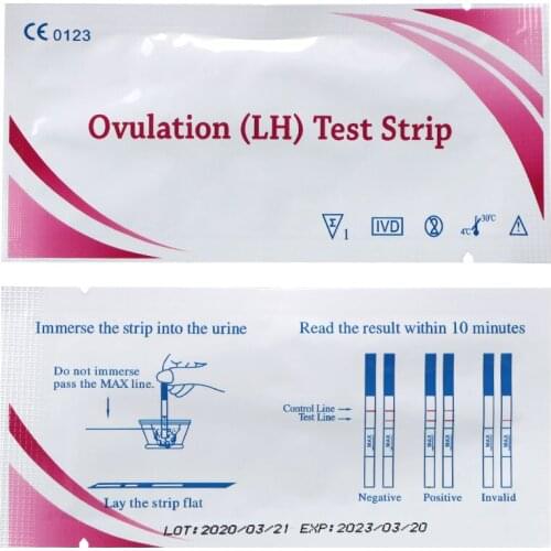 50 Pcs LH Test Strips First Response Over 99% Accuracy LH Ovulation Test Strips Test Ovulation Urine