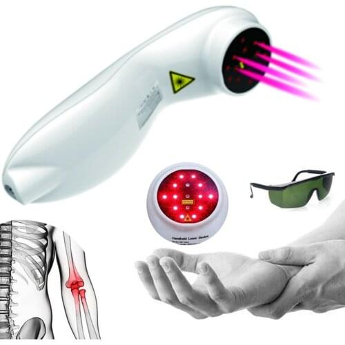Handy 650nm 808nm Cold Laser Pain Relieve Machine for Body Wound Healing Knee Joint Electronic Acupuncture Medical Equipment