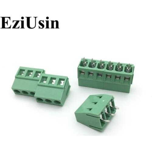 50pcs KF128 3.81mm PCB Screw Terminal Block Connector KF128-3.81 2P 3P 4P 5P 6P 7p 8p 9p 10p 11p Splice Can be stitched