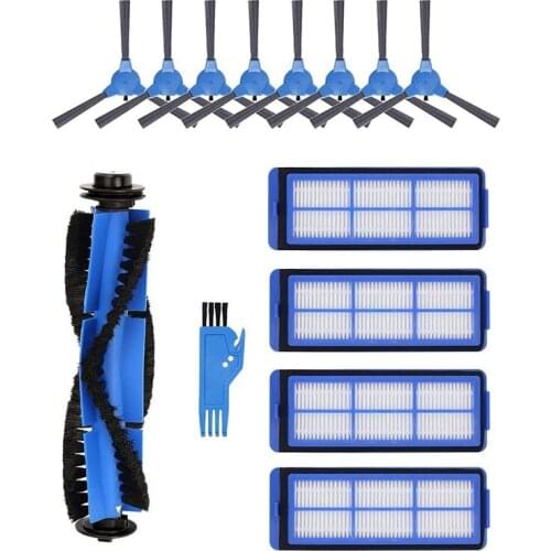 Replacement Parts for Eufy RoboVac 11S MAX /30C MAX /15C MAX Accessory Vacuum Cleaner Filters,Side Brushes,Rolling Brush