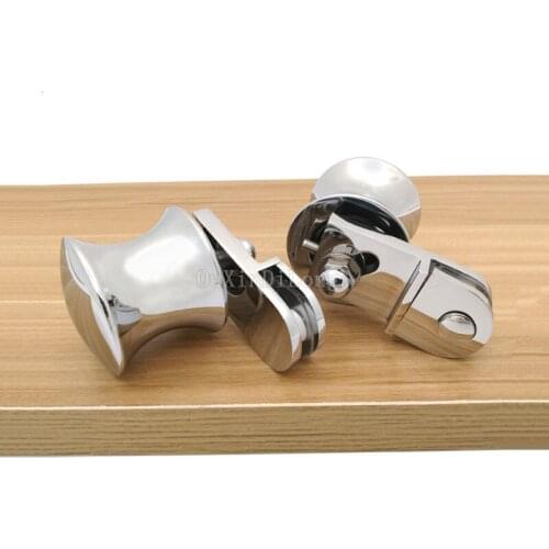2PCS Copper Slide Shower Room Doors Pulley Bathroom Door Hanging Upper Rail Wheels for 6-10mm Glass JF1823