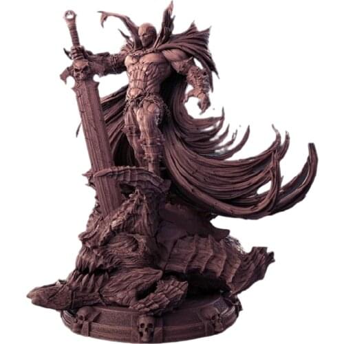 25cm 3D Printing Garage Kit GK Spawn Action Figure White Model Unpainted Collections Gifts of For Modeler And Painter A106