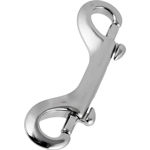 316 Stainless Steel 115mm Double End Bolt Snap Hook Marine Grade Double Ended Snaps Diving Clips Key Ring & Pet Chains