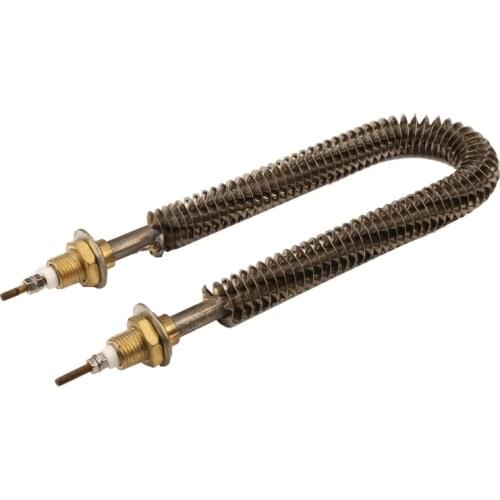 800W/1000W 220V U-shape Heating tube with 22mm Fin U type Finned Heater Tubular Elements