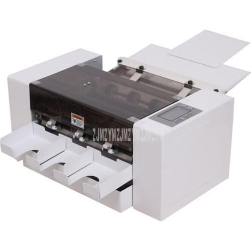 A3 Automatic Postcard Ticket Card Slitting Cutting Machine Name Business Card Slitter Gift Card Calendar Paper Cutter Machine
