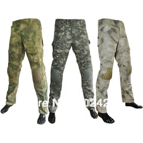 Brand G3 Combat Pants /tactical pants/Leisure trousers camouflage pants + Combat Knee Pads