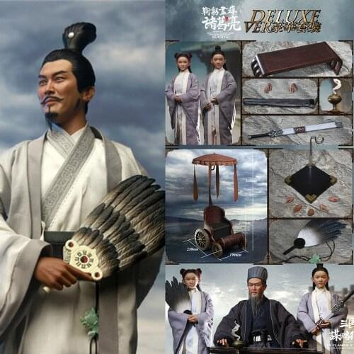 For Collection 1/6 Full Set The Three Kingdoms Zhuge Liang Youth/Middle Aged Action Figure Model IFT-040/IFT-041/IFT-042/FT-043