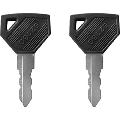 2 PCS AM879480 Ignition Keys 198360-52160 1A7880-52100 For Yanmar SC2400 EX450 EX2900 EX3200 SC2450