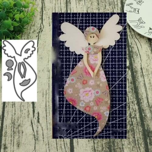 Metal cutting dies cut build up fairy smile childhood collage Scrapbook PAPER CRAFT card album stencils craft die