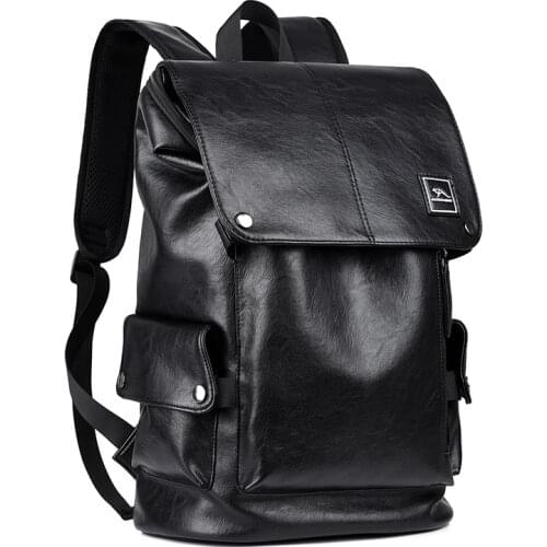 Fashion Casual Man Laptop Backpack Men Backpack Fit 14 Inch Laptop USB Recharging Large Space Travel Male Bag