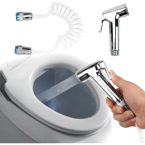 NICEYARD Bathroom Cleaning Tools Shower Head Nozzle Spray Gun with Telephone Shower Hose Handheld Bidet Toilet Sprayer