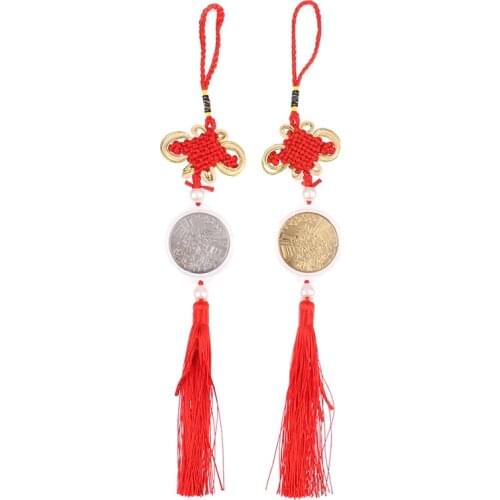 NEW Lucky Year Of Ox Coin Commemorative Souvenir Tassels Pendant Decoration