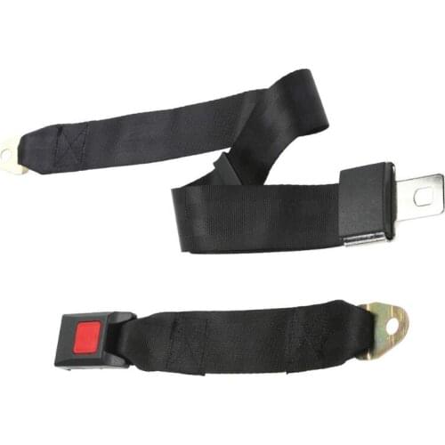 Adjustable Seat Belt Buckles Car Truck Lap Belt Go-Cart Universal Accesories 2 Point Safety Travel 1.2M in length