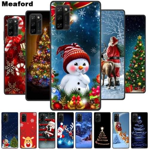 Christmas Cartoon Case For Blackview A90 A70 Case Silicone Soft TPU Cover for Blackview A80S A80 Pro Plus A100 A60 Pro A90 Case