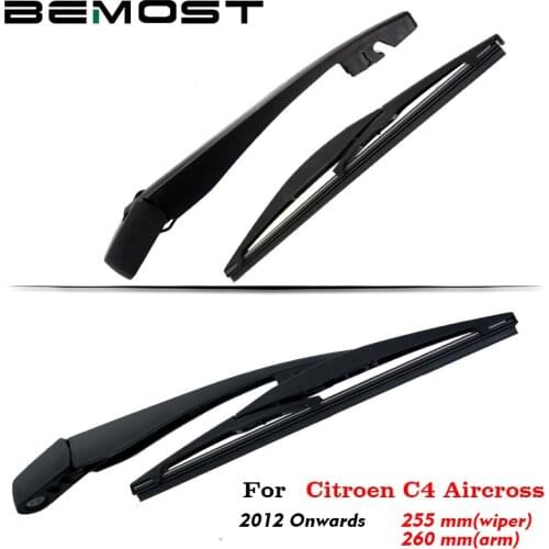 BEMOST Auto Car Rear Windscreen Wiper Arm Blade Soft Natural Rubber For Citroen C4 Picasso Aircross 3Door Hatchback 2004 To 2018