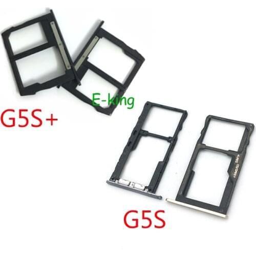 For Motorola Moto G5S XT1799 G5S Plus Sim Card Slot Tray Holder Sim Card Reader Socket Replacement Part