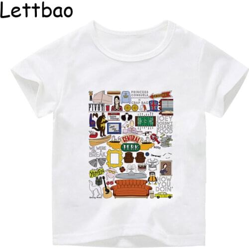 Friend Tv Show Streetwear T Shirts Kids Childrens T-Shirt Plus Size Good Quality Cool T-Shirt Unisex Tee Shirt