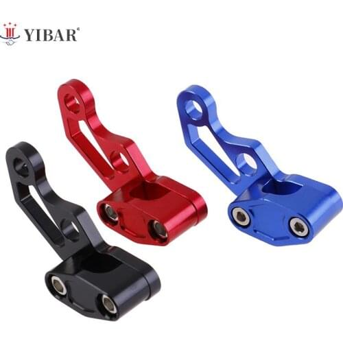 Universal Aluminum Motorcycle Oil Pipe Cable Clip Brake Cable Tube Line Clamps Fit For Dirt Bike ATV Black/Red/Blue