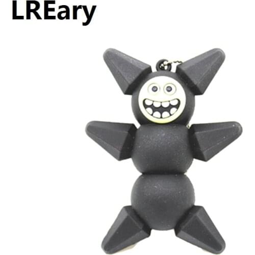 Cartoon cute black Robot usb flash drive Baymax memory stick storage device Pen drive 128mb 4g 8g 16g 32g pendrives metal chain