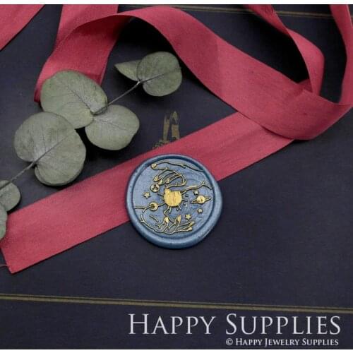 Wax Seal Stamp - 1pcs Hand & Starry Sky Universe Metal Stamp Wedding Wax Seal Stamp Sealing Wax Stamp