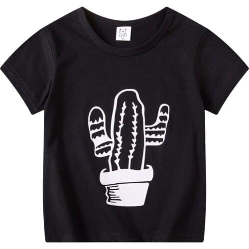 ZWF894 Cartoon Print Baby Boys T Shirt for Summer Infant Boy Excavator T-Shirts Short Sleeves Kids Clothes Toddler Cotton Tops