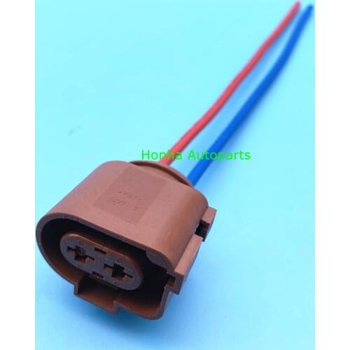 2 Pin 6.3mm Sealed Automotive Waterproof Connectors Plug Fan Socket 3B0973752A wire harness