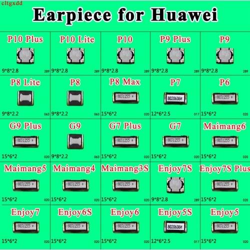 2pcs Earpiece Earphone Speaker Sound Receiver Connector For Huawei P6 7 8 Lite 9 10 Plus G7 G9 Plus Maimang6 5 4 Enjoy7S 7 6 5S