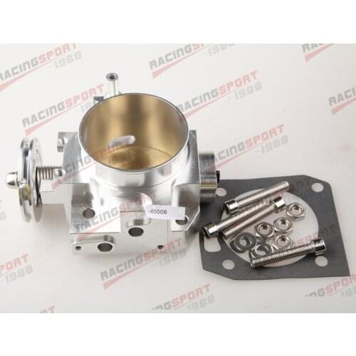 70MM RSX DC5 SI EP3 K20 K20A BILLET THROTTLE BODY CNC T6 Aluminum Silver