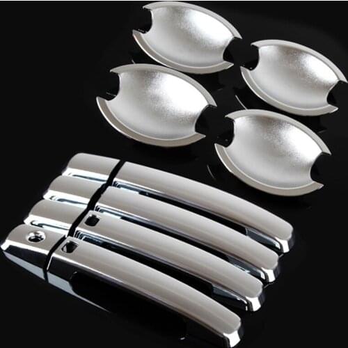 ABS Chrome Door Handle Bowl Door handle Protective covering Cover Trim For Nissan Qashqai 2008-2015 Car Styling hxh