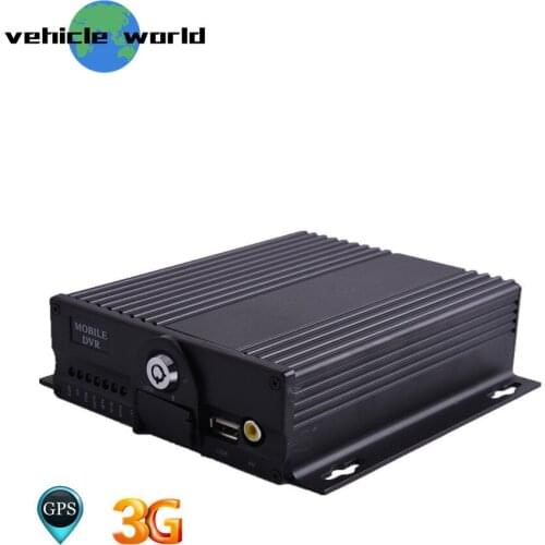 AHD 1080P Dual SD Card 4 Channels GPS 3G Mobile DVR for Bus Taxi Trailer Truck Car Vehicle