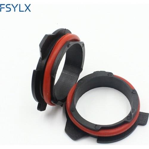 FSYLX H7 Car LED Headlight Retainer clips H7 LED Adapter Holder for BMW E12 E28 E34 E39 E60 E61 F10 F11 5 series H7 Bulb Adaptor