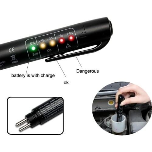 Car Brake Fluid Tester Diagnostic tools with LED Display Universal Brake Liquid Digital Pen For Vehicle Oil Temperature Test Pen