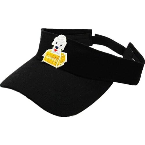 2020 Cotton Stray Dog Animals Embroidery Visors Baseball Cap Adjustable Snapback Cap for Men and Women 166