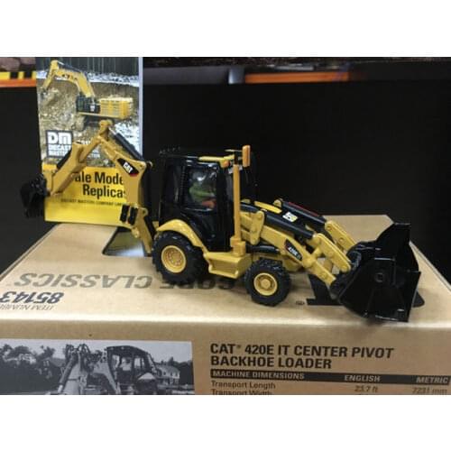 Caterpillar Cat 420E IT Center Pivot Backhoe Loader 1/50 Scale By DieCast Masters DM85143