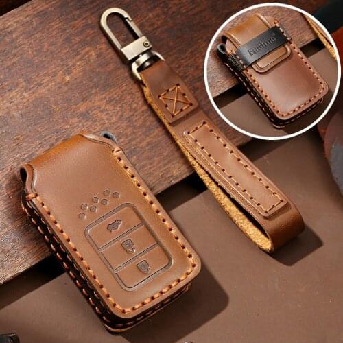 Nice Touch Car Key Case Cover For Honda Hrv Civic Accord Cr- v Freed Pilot Civic CR- V HR-V Jade Crider Odyssey Key Housekeeper