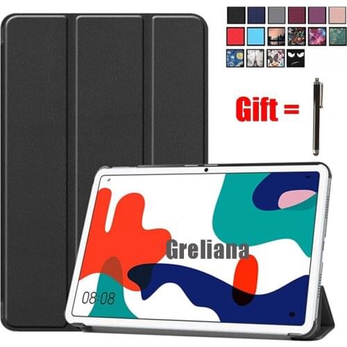 Tablet Case for Huawei Matepad 10.4 BAH3-W09 BAH3-AL00 Leather Smart Cover Magnetic Trifold Stand Shell for Huawei Matepad 10.4