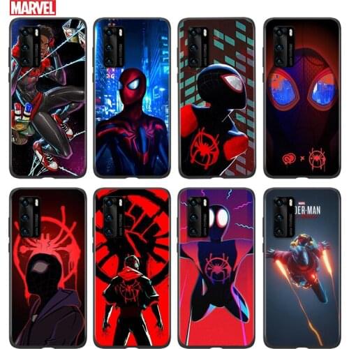 Super Hero Marvel Avengers Spider-Man For Huawei P 50 P40 P30 P20 P10 P9 P8 Pro Plus Lite E mini 2017 2019 Phone Case