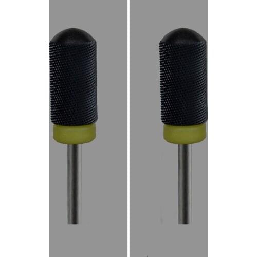 Black Ceramic-4 Pcs/Lot- Nail Drill Bit - Lager Smooth Top Bit - (1104.066)