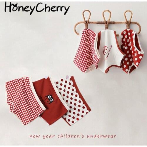 Childrens cotton underwear female baby girl panties cartoon panties little girls underwear