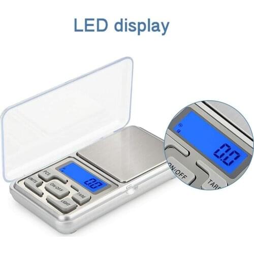 500g/0.01g Mini Precise LCD Digital Jewelry Electronic Scale Weighing Balance