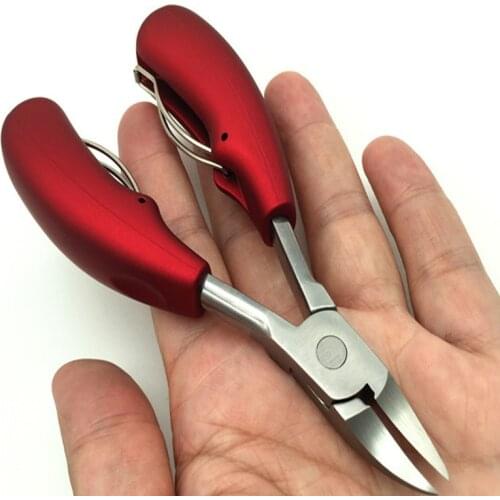 1pc Beauty Sharp Curved Paronychia Remover Nail Scissors Manicure Toes Dead Skin Pliers Trimming Nail Clipper Nipper